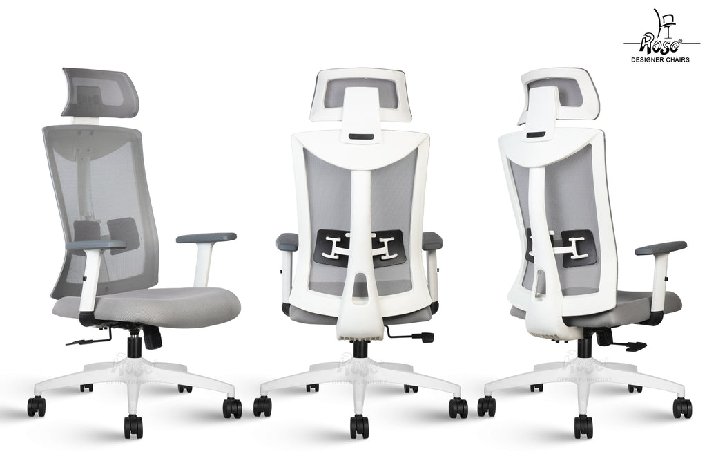 Henley White & Grey