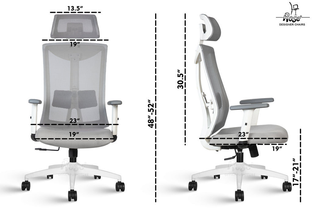 Henley White & Grey