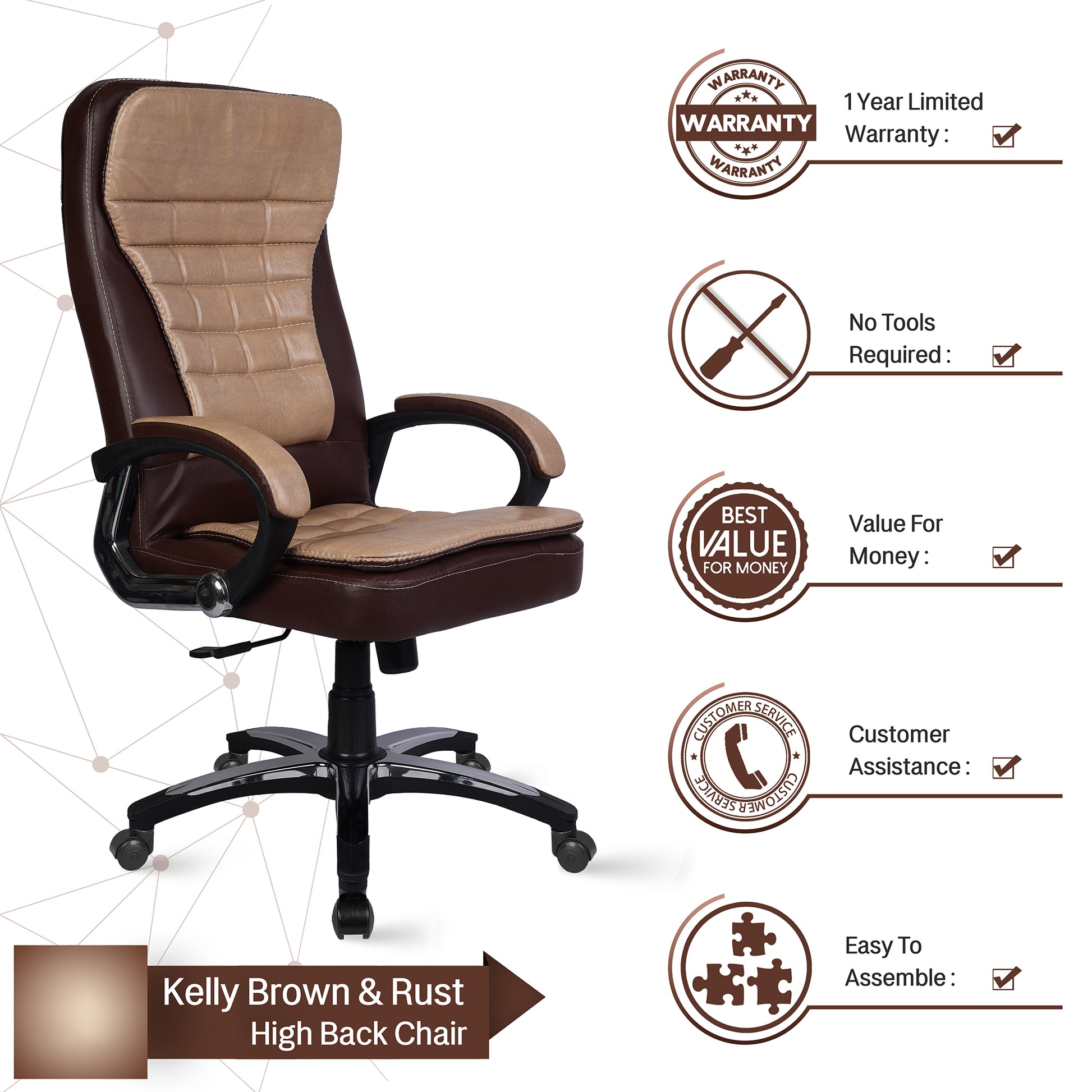 Kelly Rust and Brown