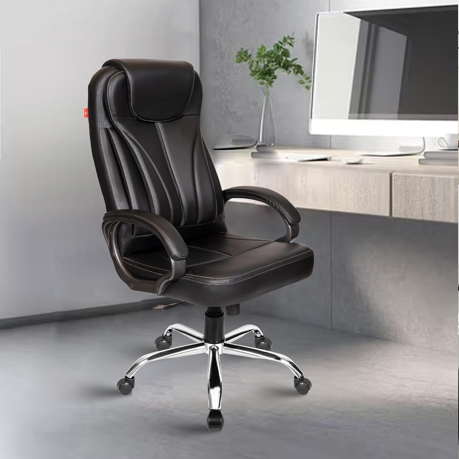 ROSE®Kyte Leatherette Executive High Back Chair