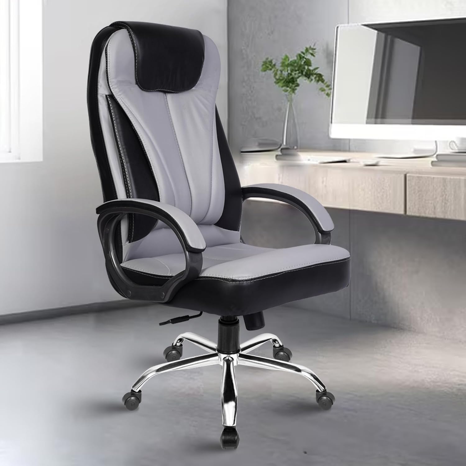 ROSE®Kyte Leatherette Executive High Back Chair