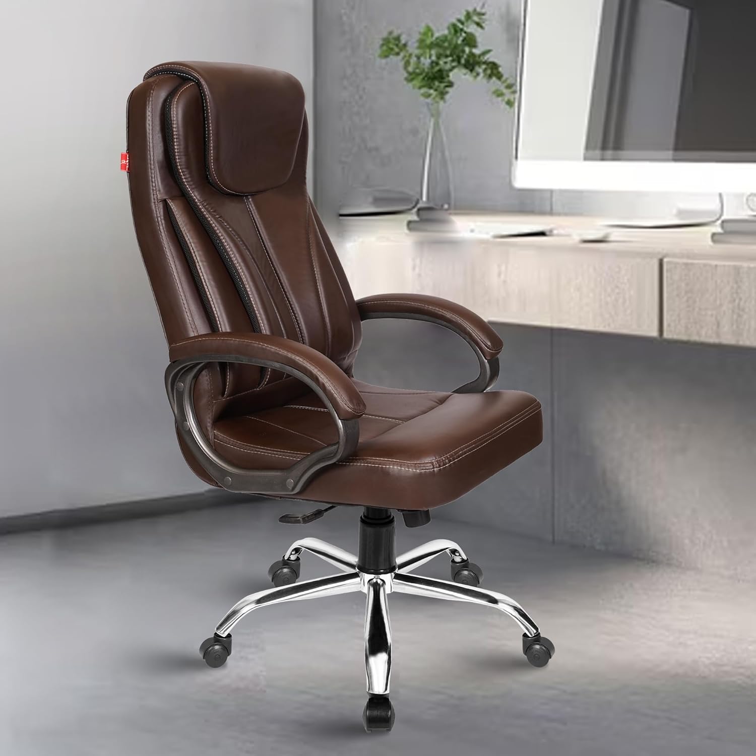 ROSE®Kyte Leatherette Executive High Back Chair