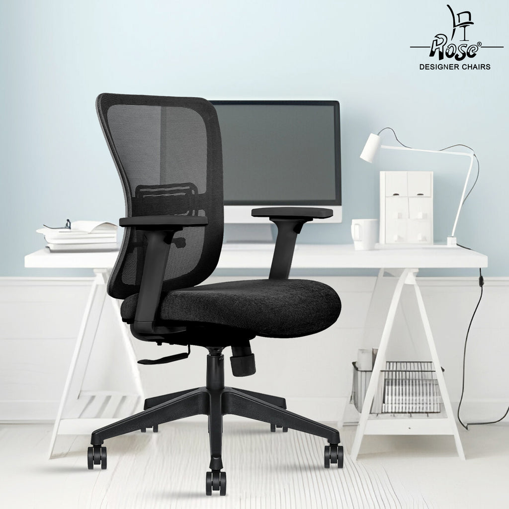 ROSE® Milan Mesh Mid-Back Office Chair