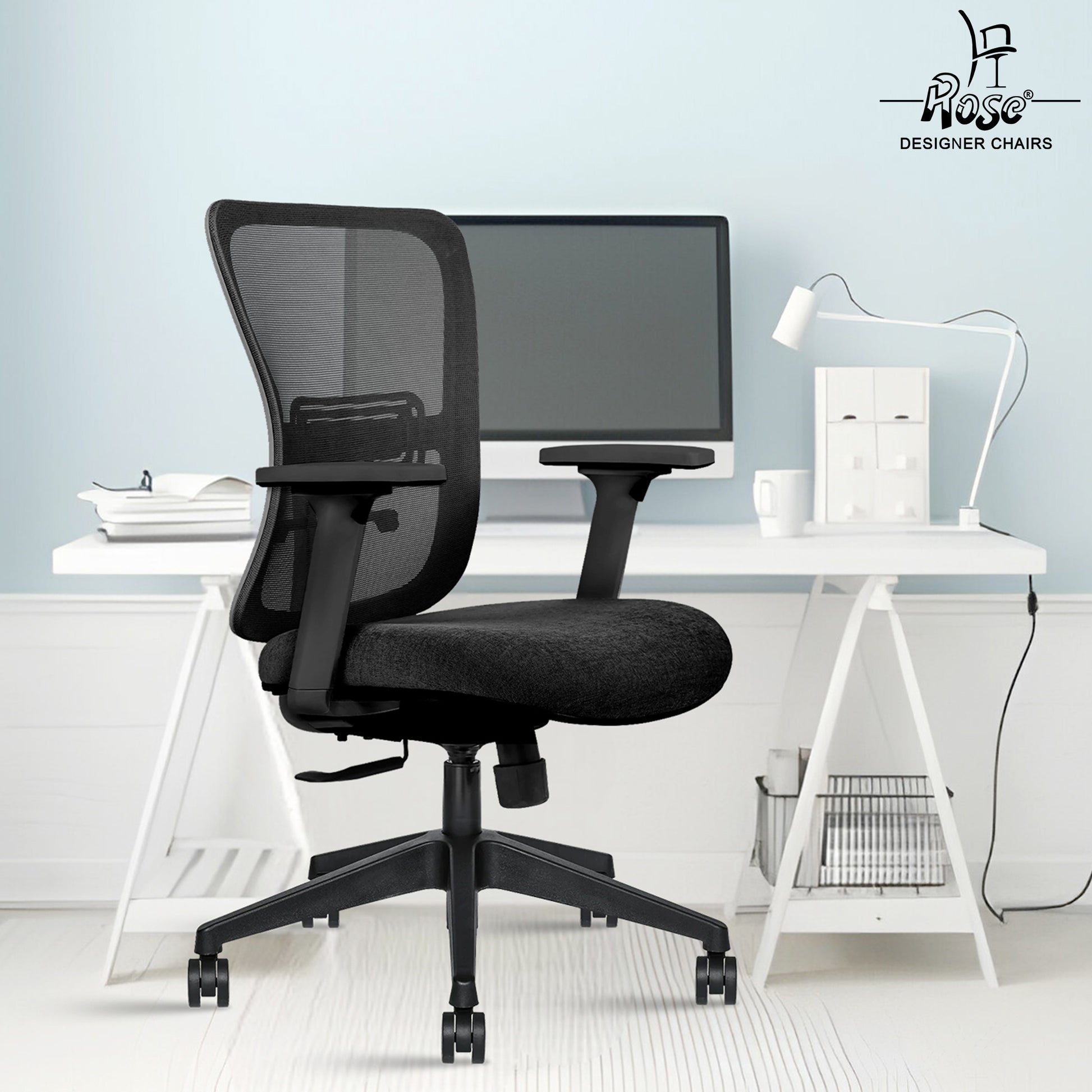 ROSE® Milan Mesh Mid-Back Office Chair
