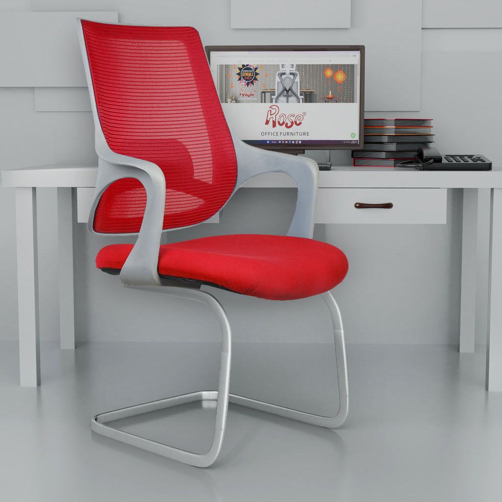 grey and red