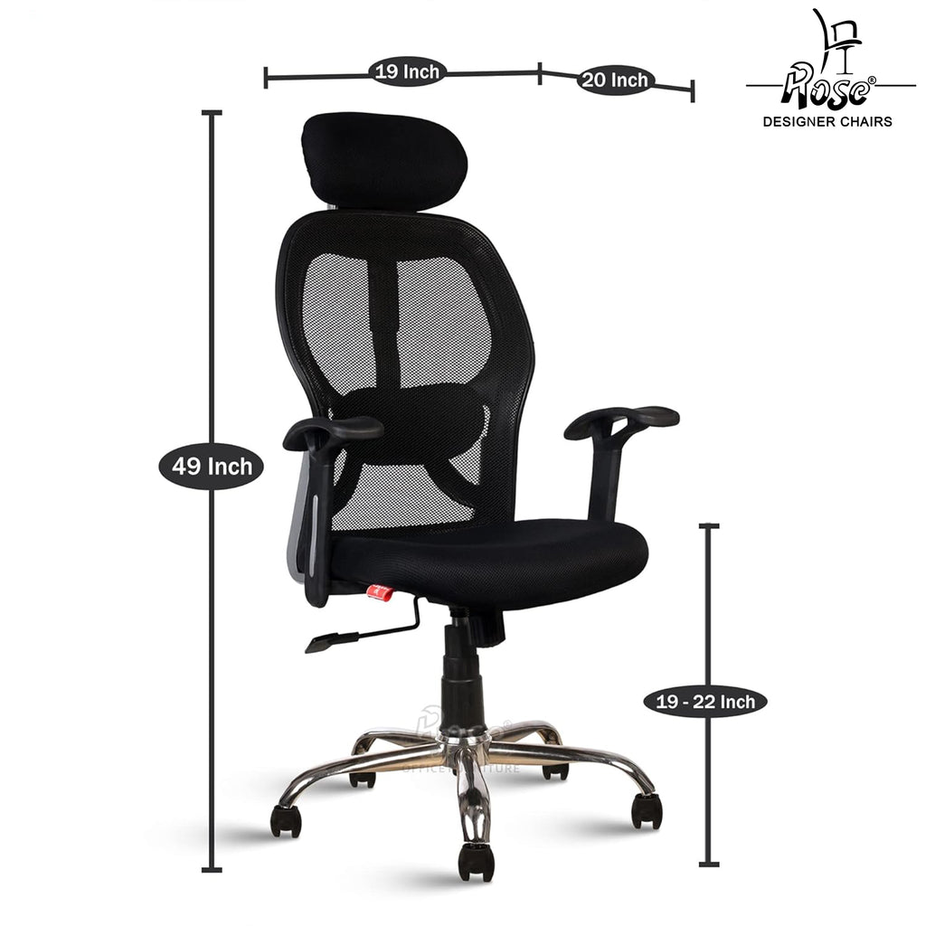 ROSE® Platinum High Back Mesh Office Chair