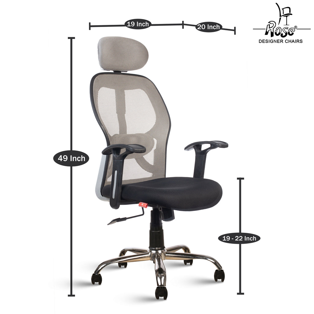 ROSE® Platinum High Back Mesh Office Chair