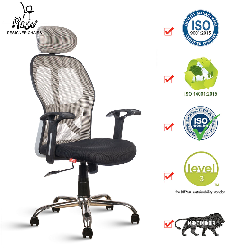 ROSE® Platinum High Back Mesh Office Chair