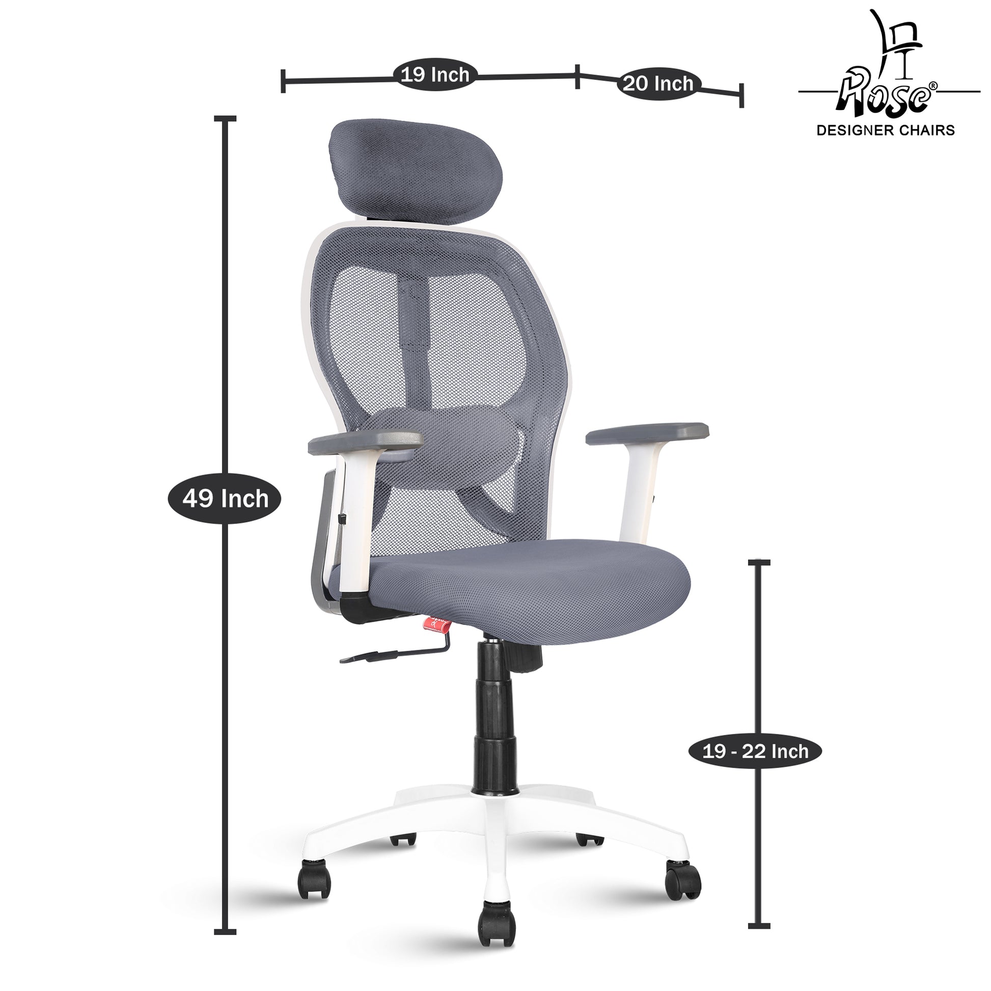 ROSE® Platinum High Back Mesh Office Chair