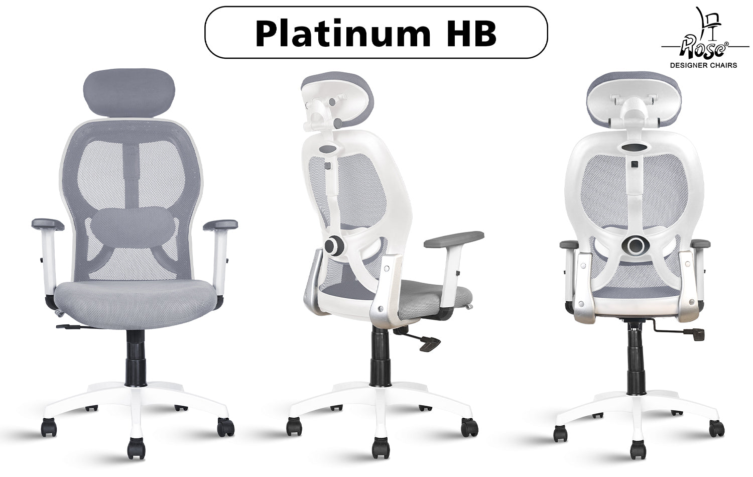 ROSE® Platinum High Back Mesh Office Chair
