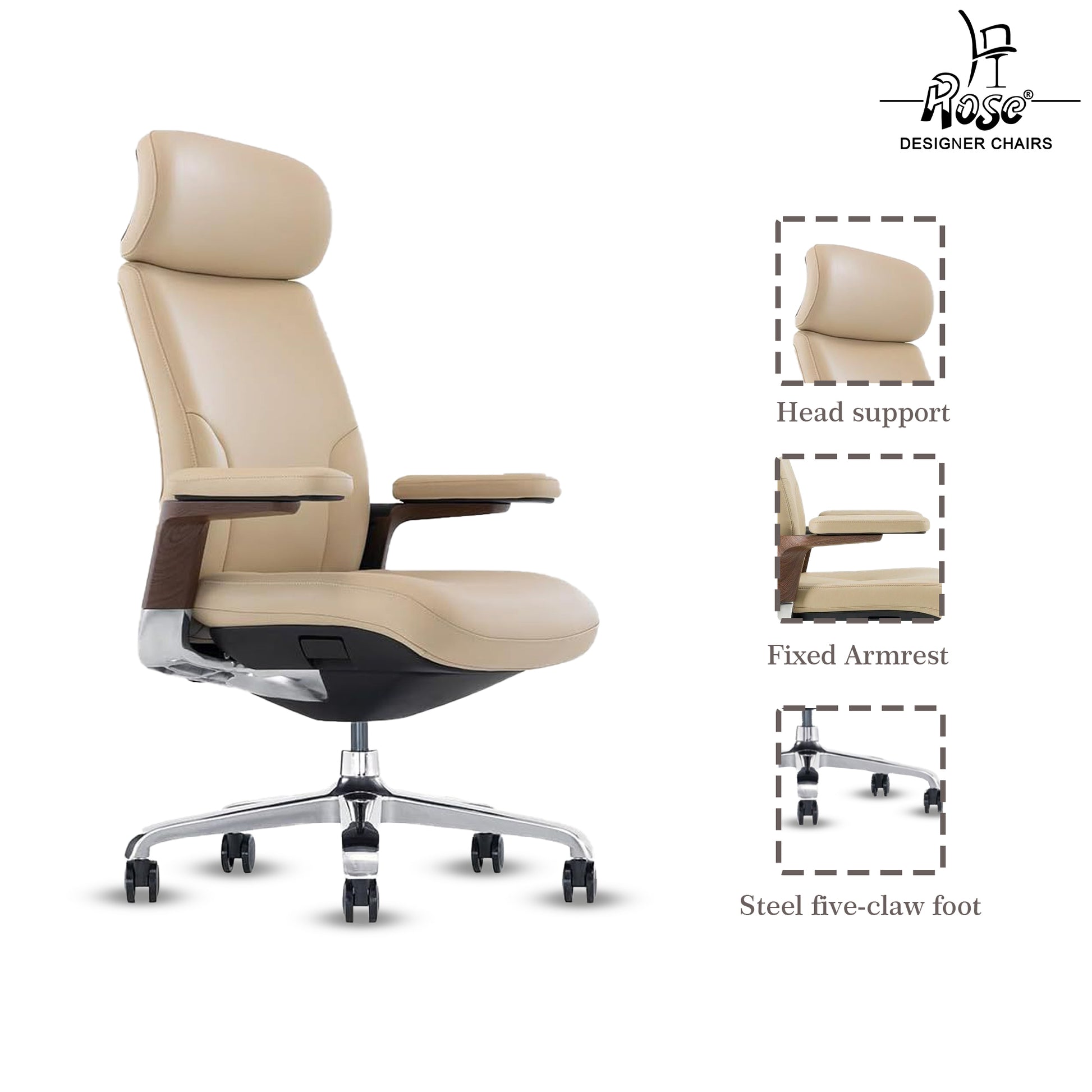 Rose President High Back Luxurious Chairs