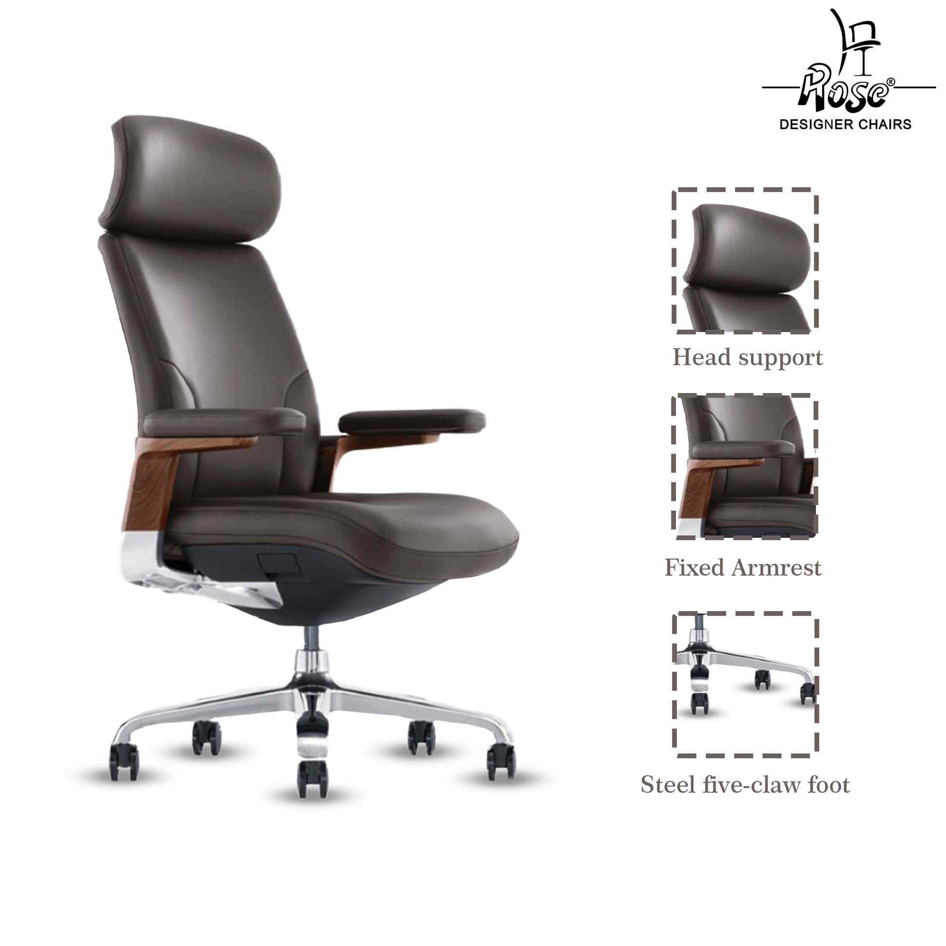 Rose President High Back Luxurious Chairs