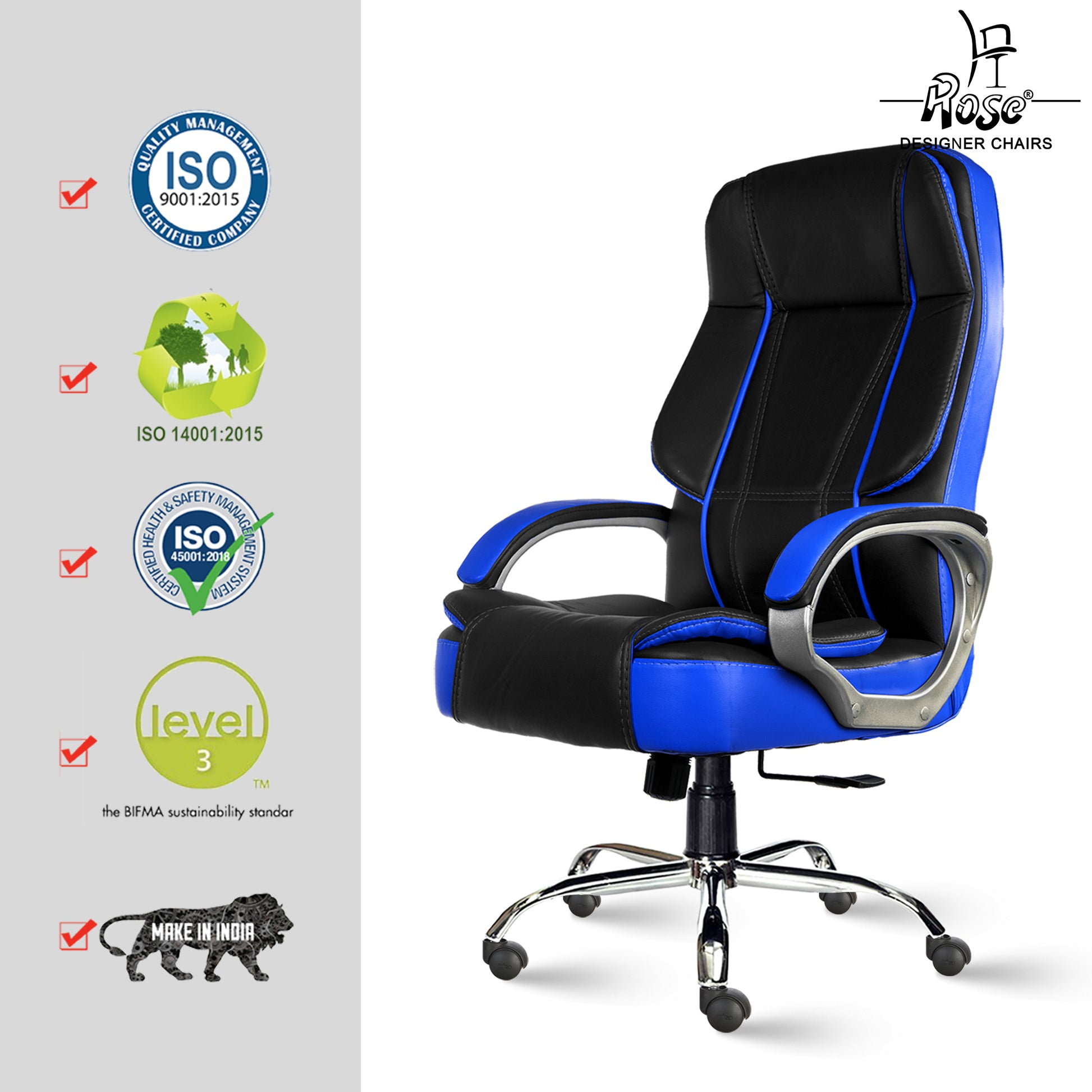 ROSE®SpaceX Leather High Back Chair