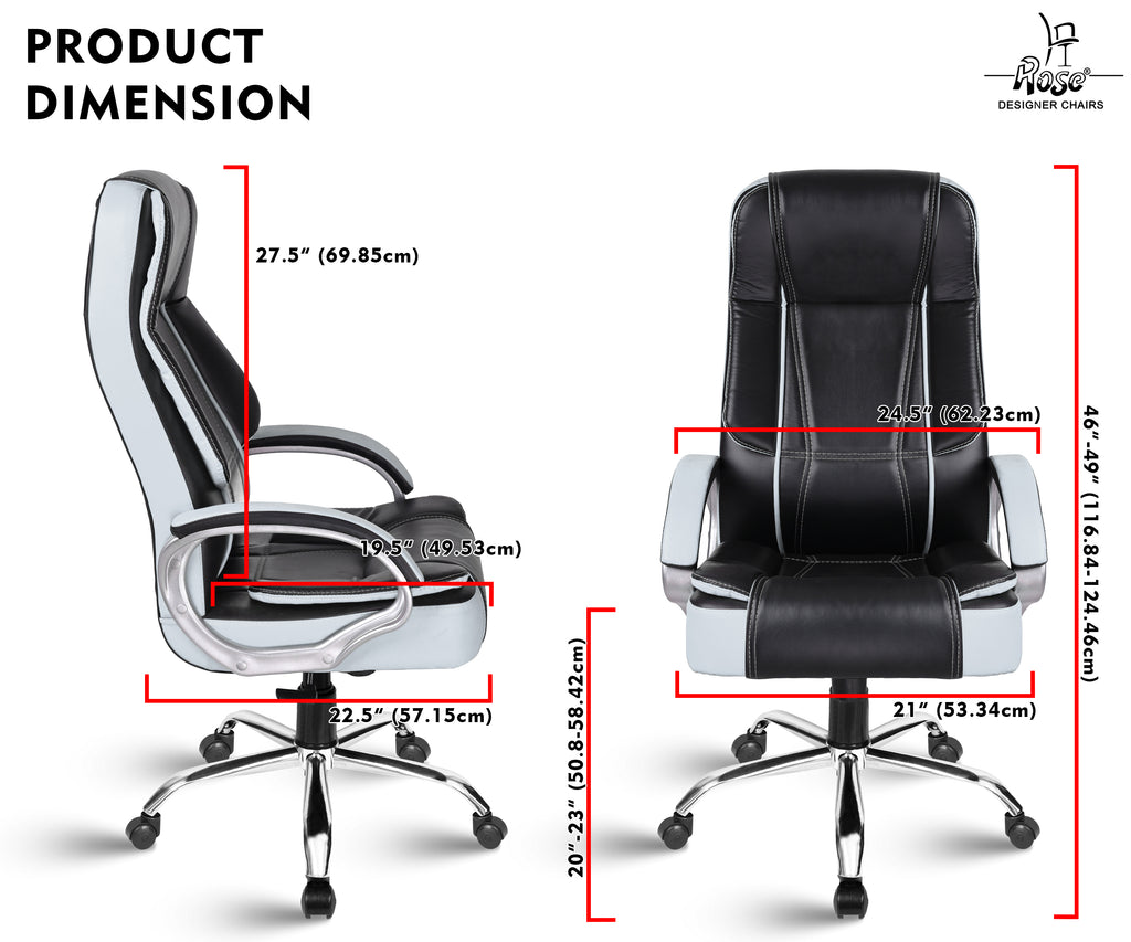 ROSE®SpaceX Leather High Back Chair