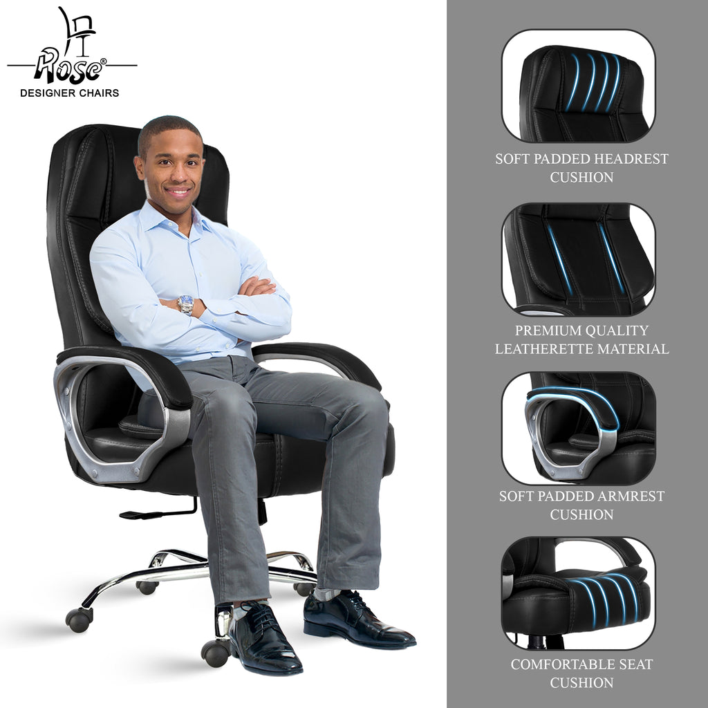 ROSE®SpaceX Leather High Back Chair