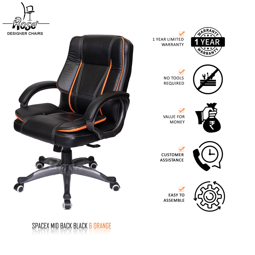 ROSE® SpaceX I Mid Back Office Chair