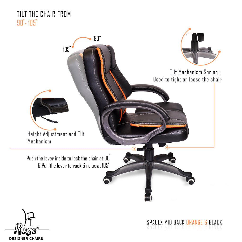 ROSE® SpaceX I Mid Back Office Chair