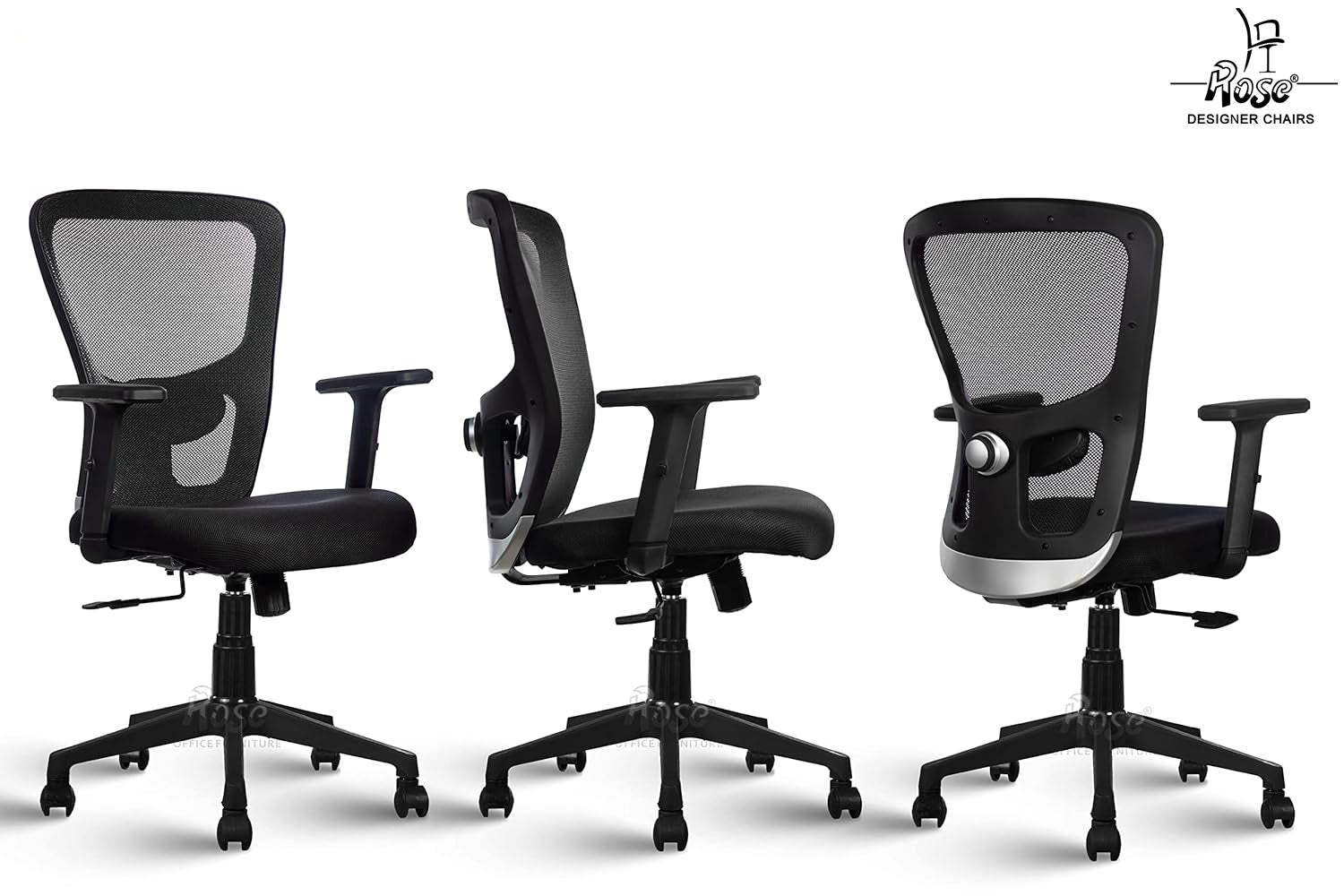 ROSE®Teesla Mesh Mid-Back Office Chair