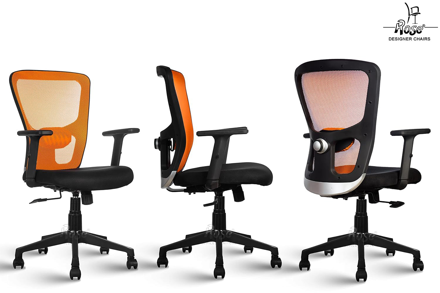 ROSE®Teesla Mesh Mid-Back Office Chair