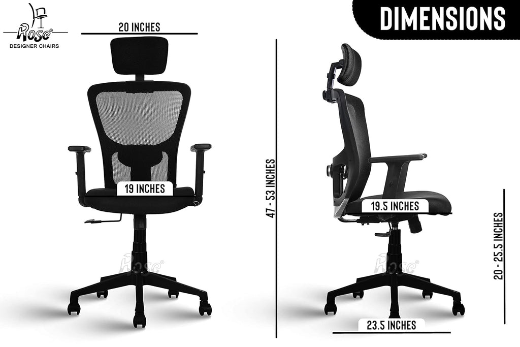 ROSE®Teesla Mesh High-Back Office Chair