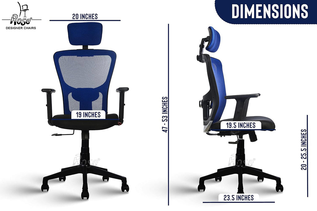 ROSE®Teesla Mesh High-Back Office Chair