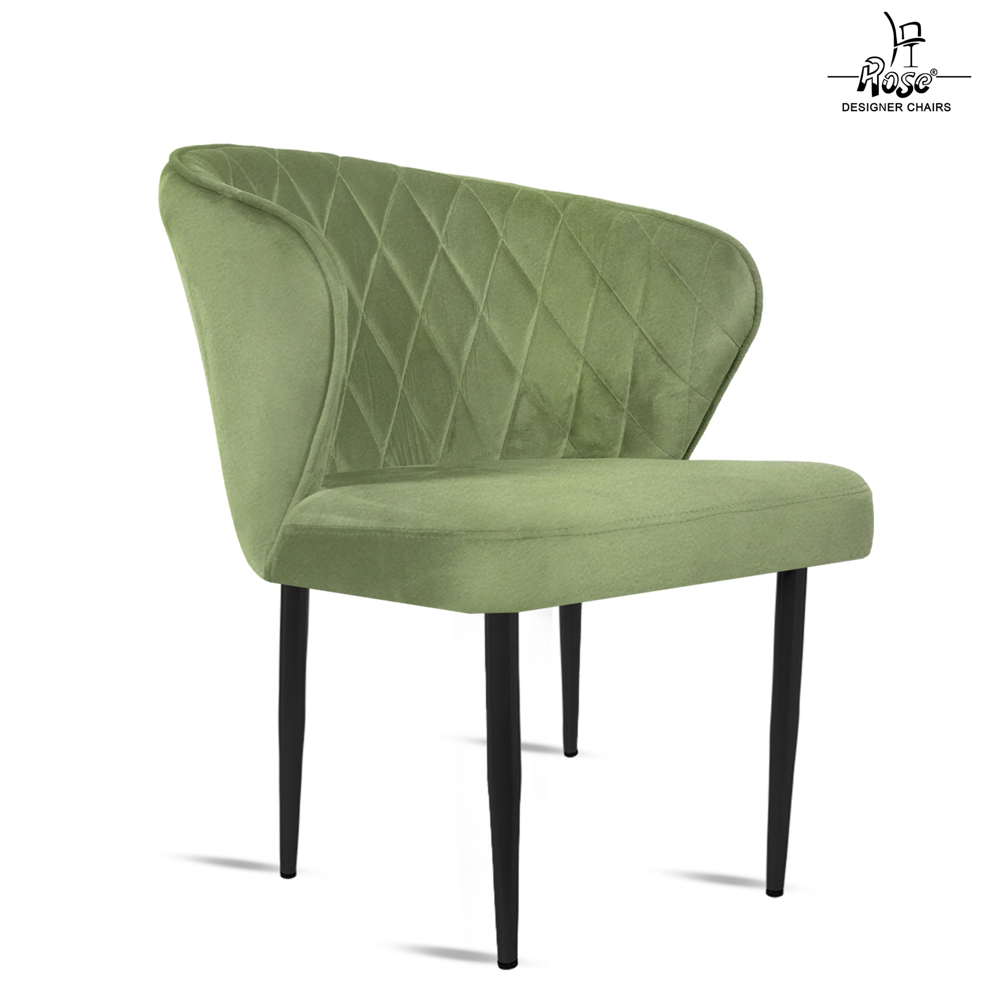ROSE® Tora Dining Chair |Cafe Chair | Accent Chair for Living Room Bedroom Study Room | 1 Year Warranty