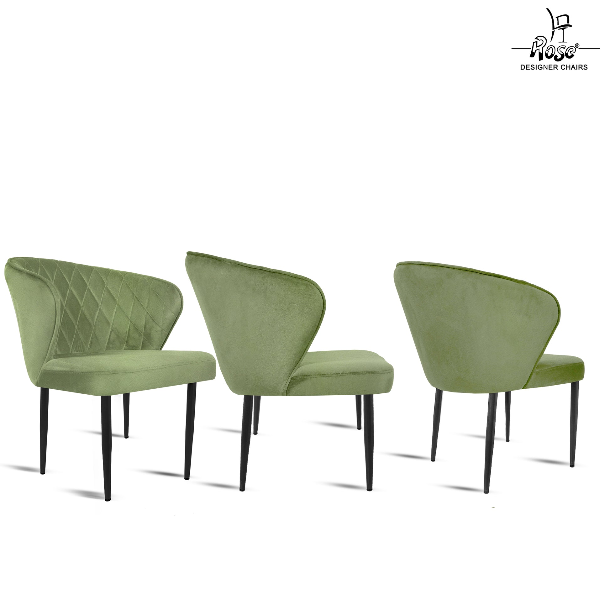 ROSE® Tora Dining Chair |Cafe Chair | Accent Chair for Living Room Bedroom Study Room | 1 Year Warranty