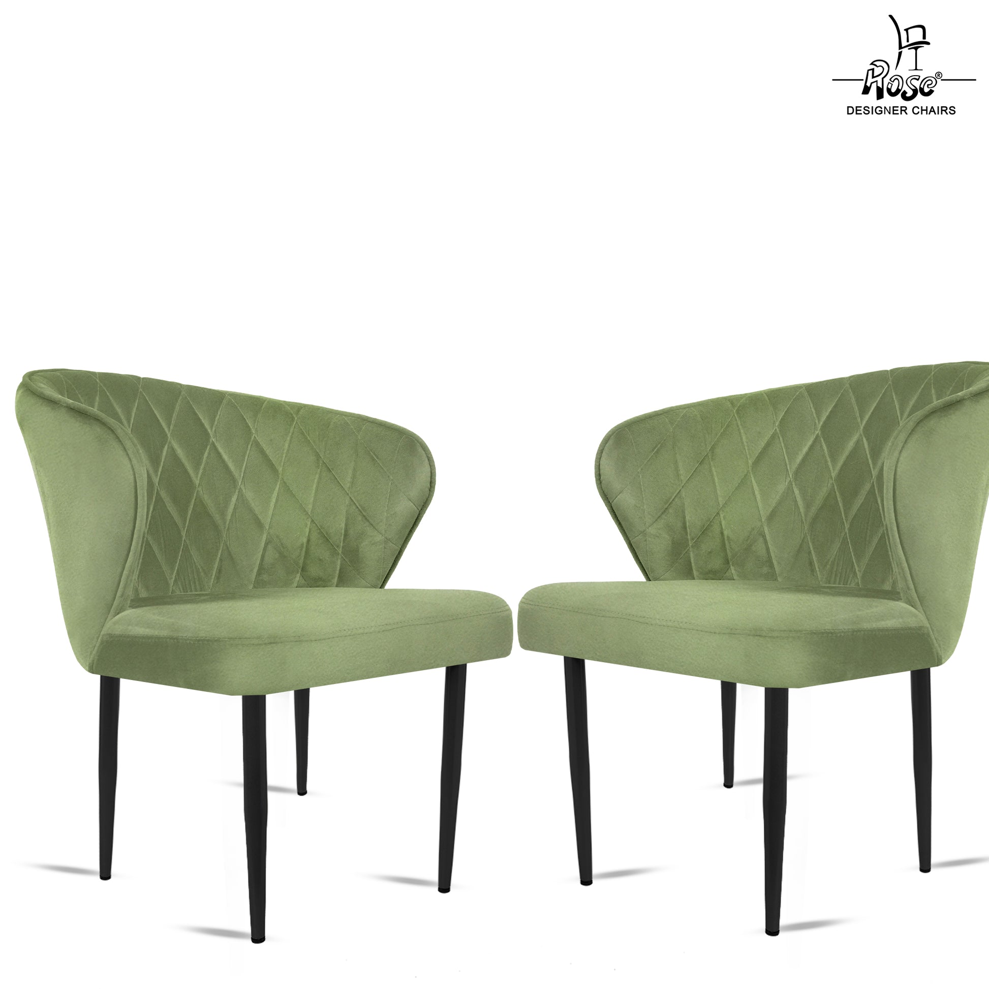 ROSE® Tora Dining Chair |Cafe Chair | Accent Chair for Living Room Bedroom Study Room | 1 Year Warranty