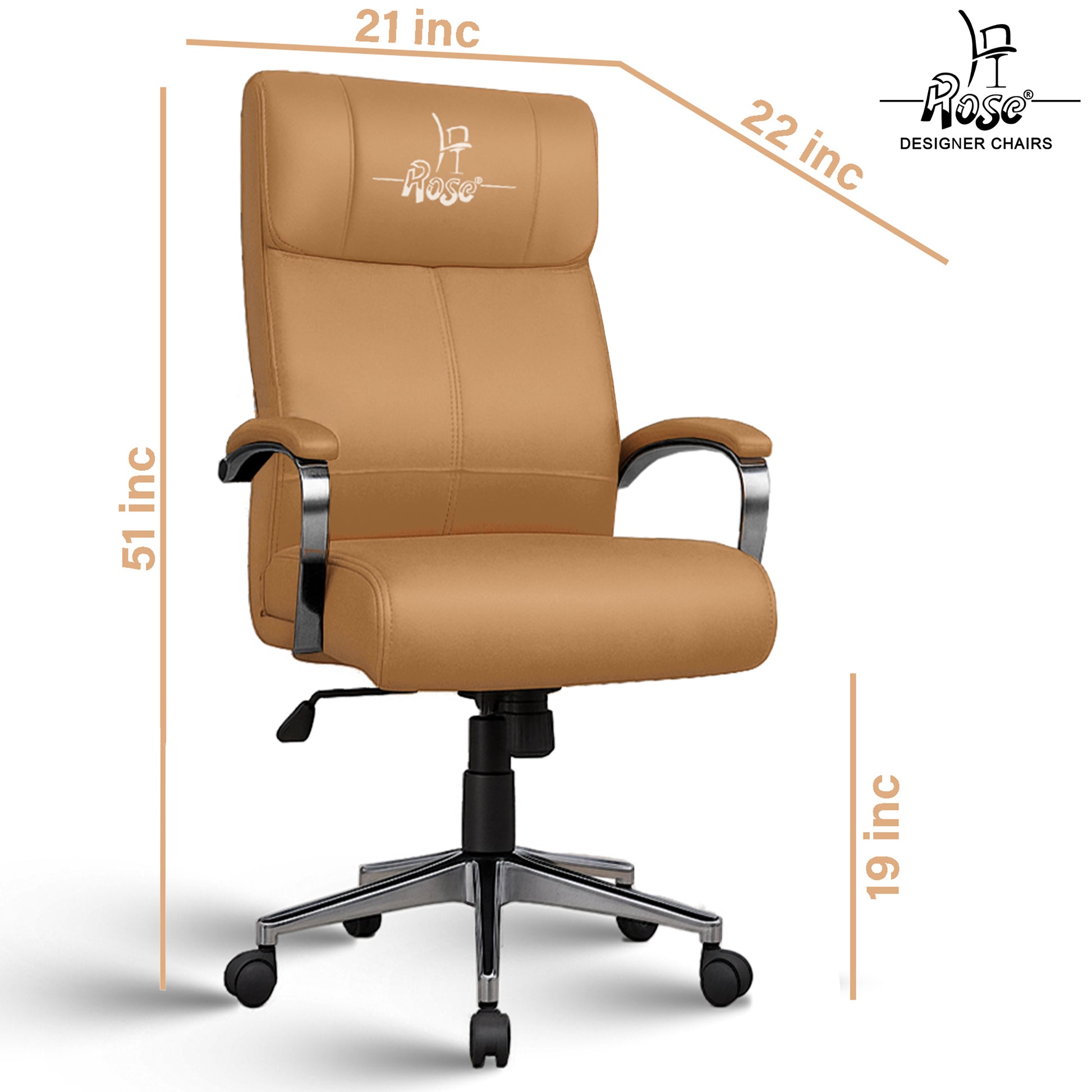 ROSE® Zeel Executive High Back Office Chair