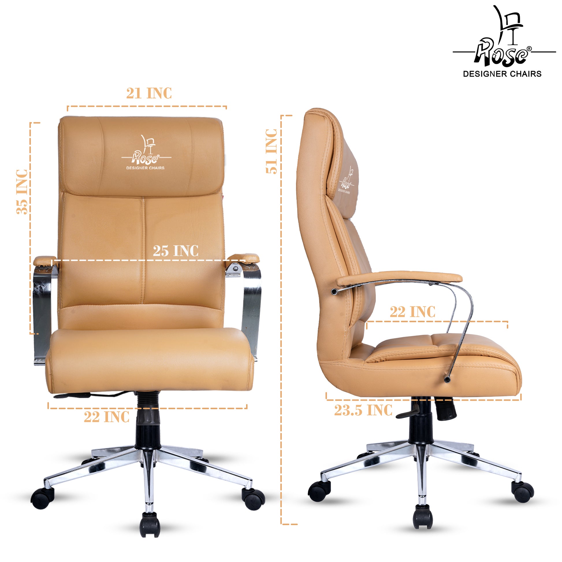 ROSE® Zeel Executive High Back Office Chair