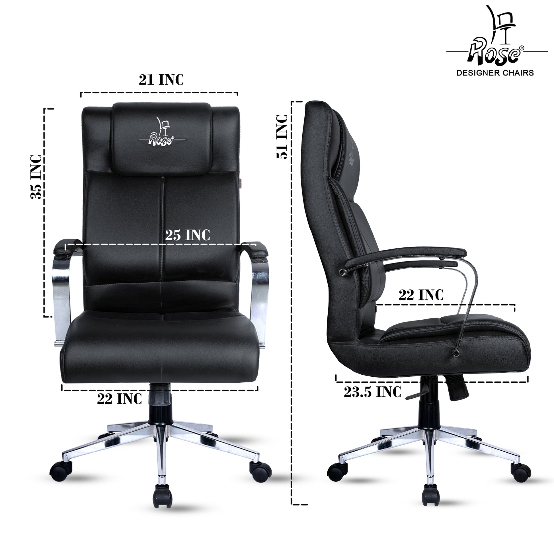 ROSE® Zeel Executive High Back Office Chair
