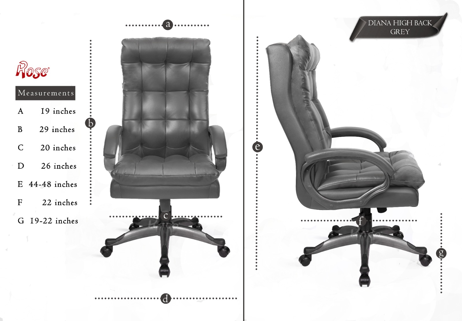 High back ergonomic massage office chair discount