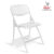 Paris White Folding Chair