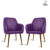 Viha Violet (set of 02) Gold Legs